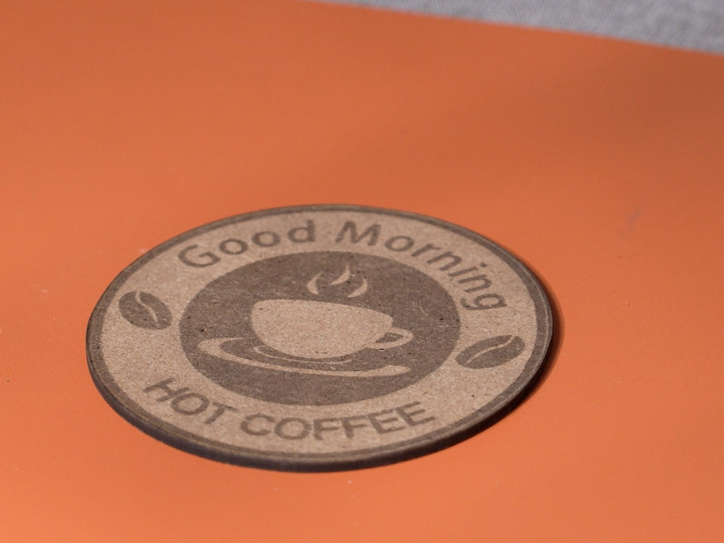 Laser Engrave MDF Coasters