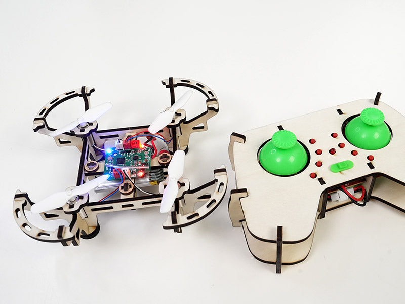 Laser Cut 3D Wooden Puzzles Toy Drone