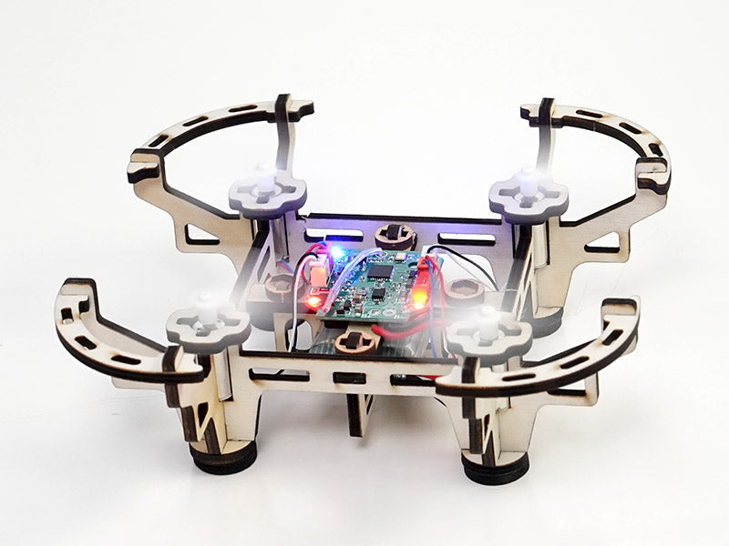 Laser Cut 3D Wooden Puzzles Toy Drone