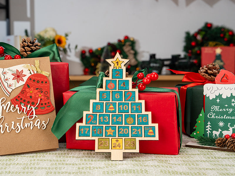 Laser Cut Puzzle Christmas Tree