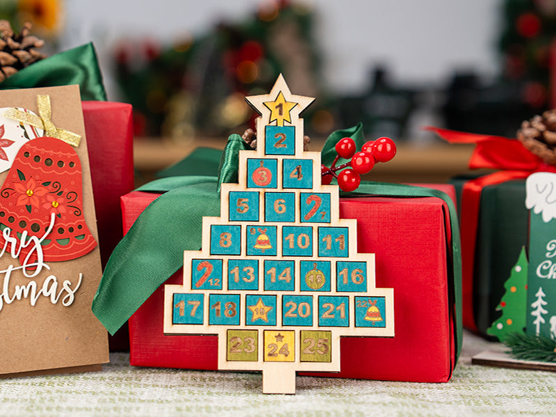 Laser Cut Puzzle Christmas Tree