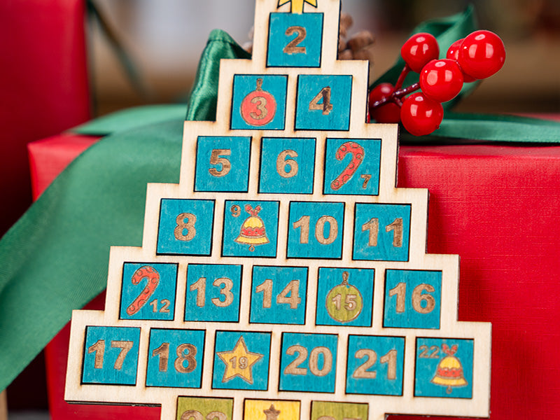 Laser Cut Puzzle Christmas Tree