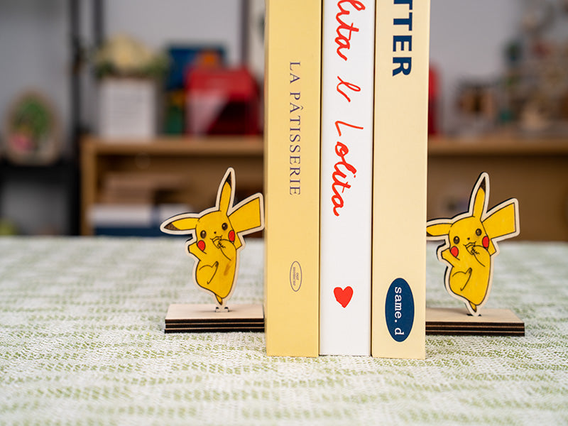 Laser Cut Wooden Cartoon Pikachu Stand