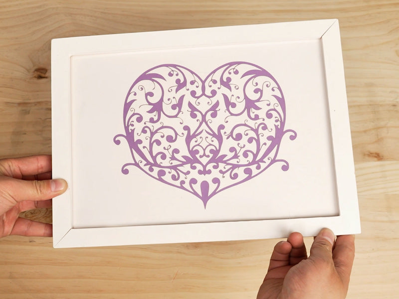 Laser Engrave Valentine's Day Paper Cut Gifts