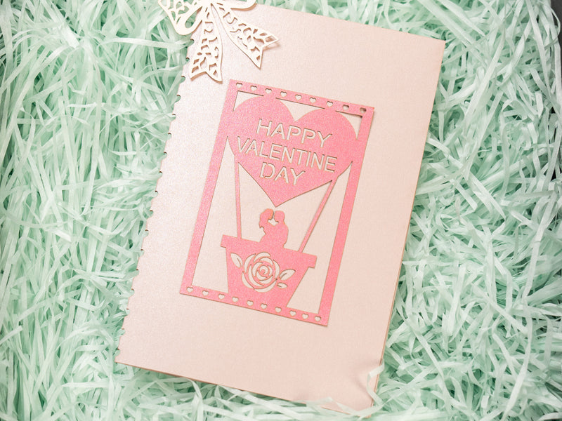 Laser Engrave Valentine's Day Paper Cut Gifts