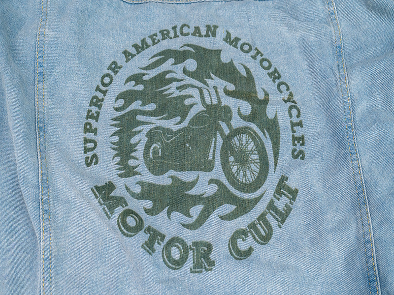 Laser Engraved Denim Jacket