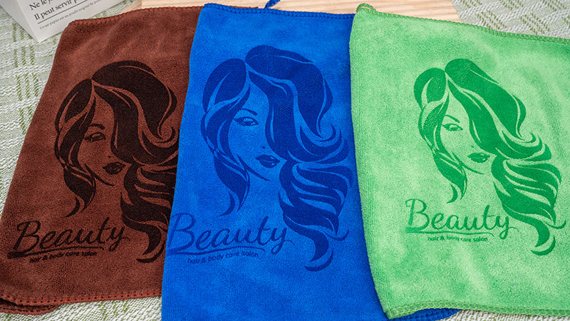 Laser Engraved Fabric Towels