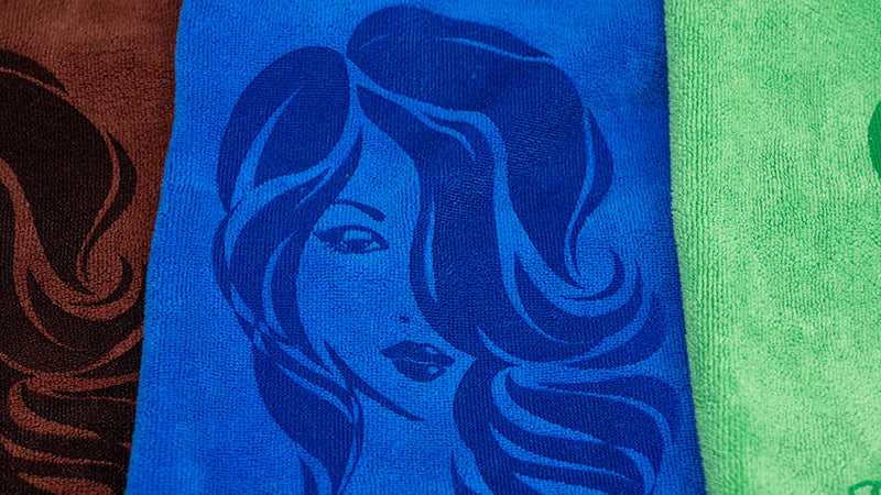 Laser Engraved Fabric Towels