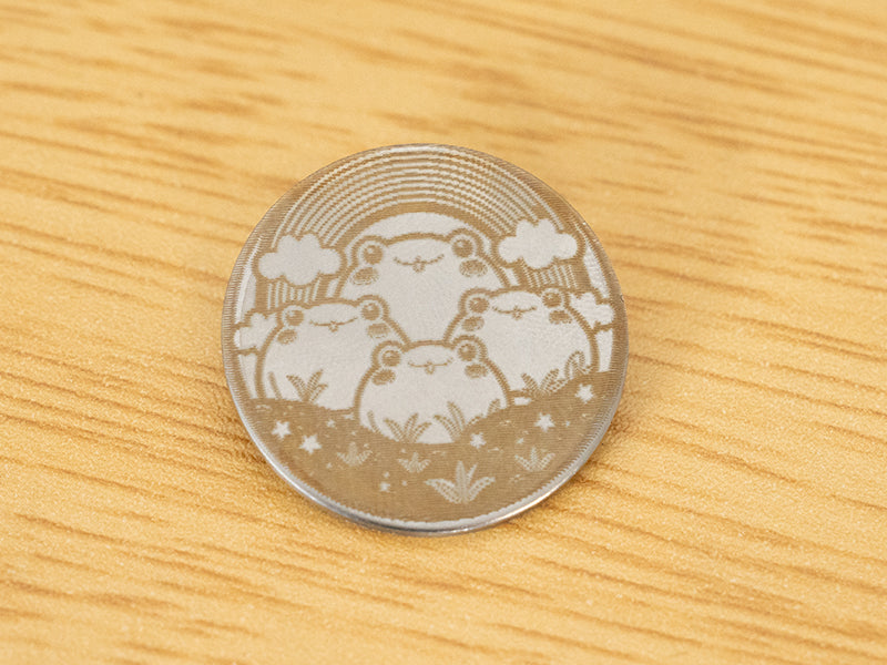 Laser Engraved Metal Badges