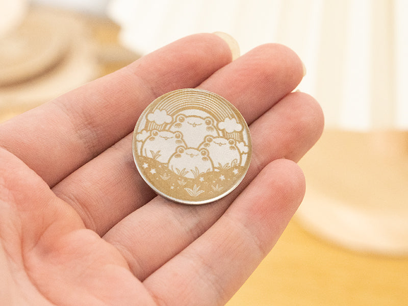 Laser Engraved Metal Badges