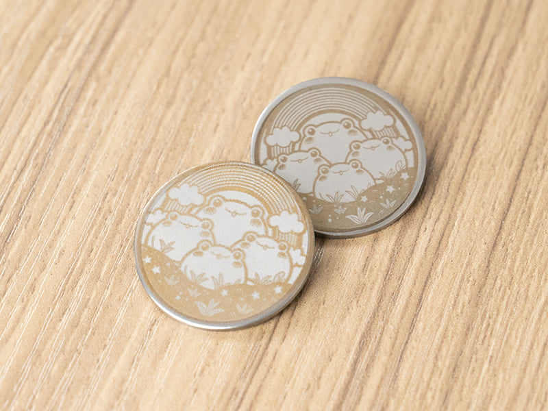 Laser Engraved Metal Badges