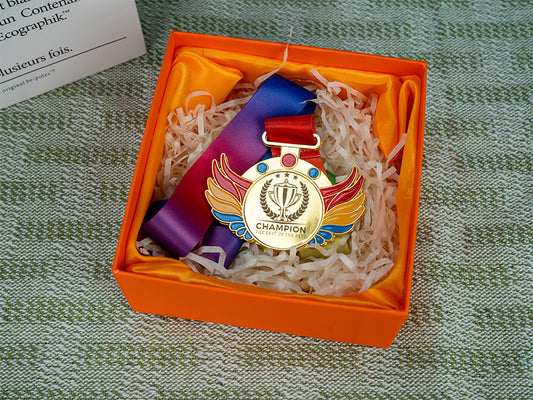 Medallas de metal grabadas con láser