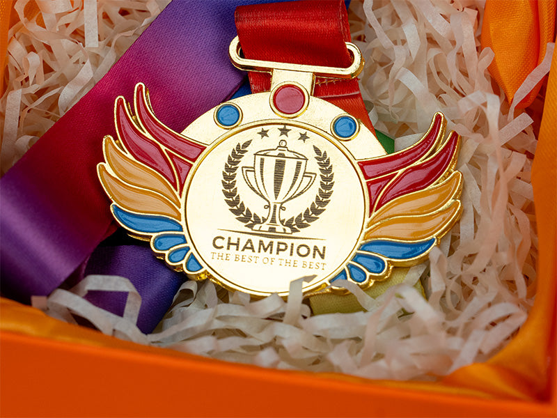 Laser Engraved Metal Medals