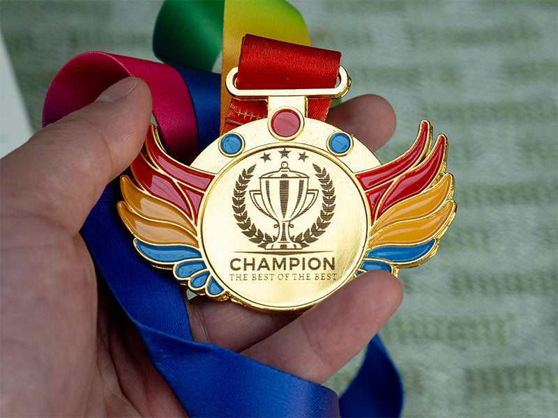Laser Engraved Metal Medals