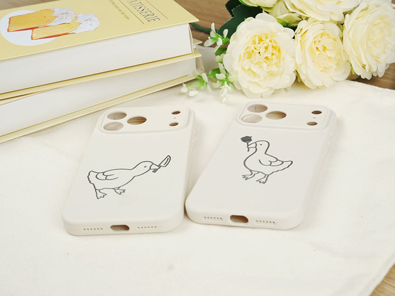 Fundas de silicona para teléfono grabadas con láser