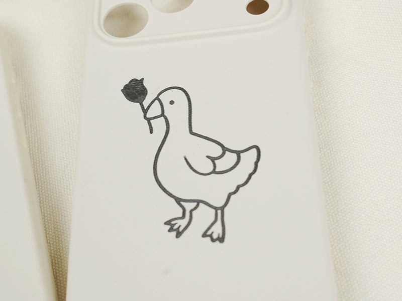 Fundas de silicona para teléfono grabadas con láser