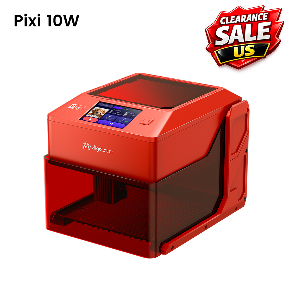 【Liquidación en EE. UU.】Grabadora láser inteligente AlgoLaser Pixi Red de 10 W