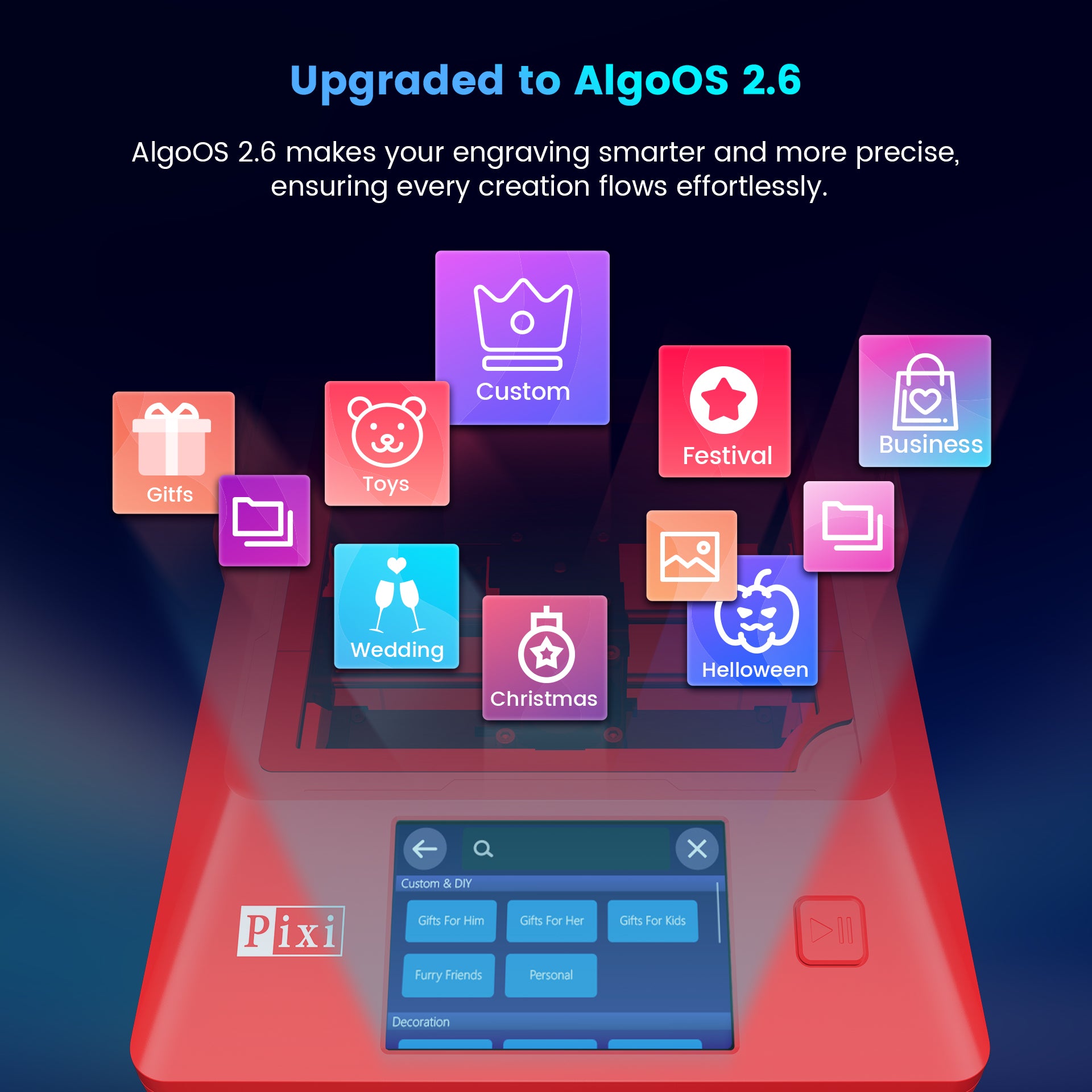 🎄Christmas Exclusive | AlgoLaser Pixi 1064nm Smart Laser Engraver