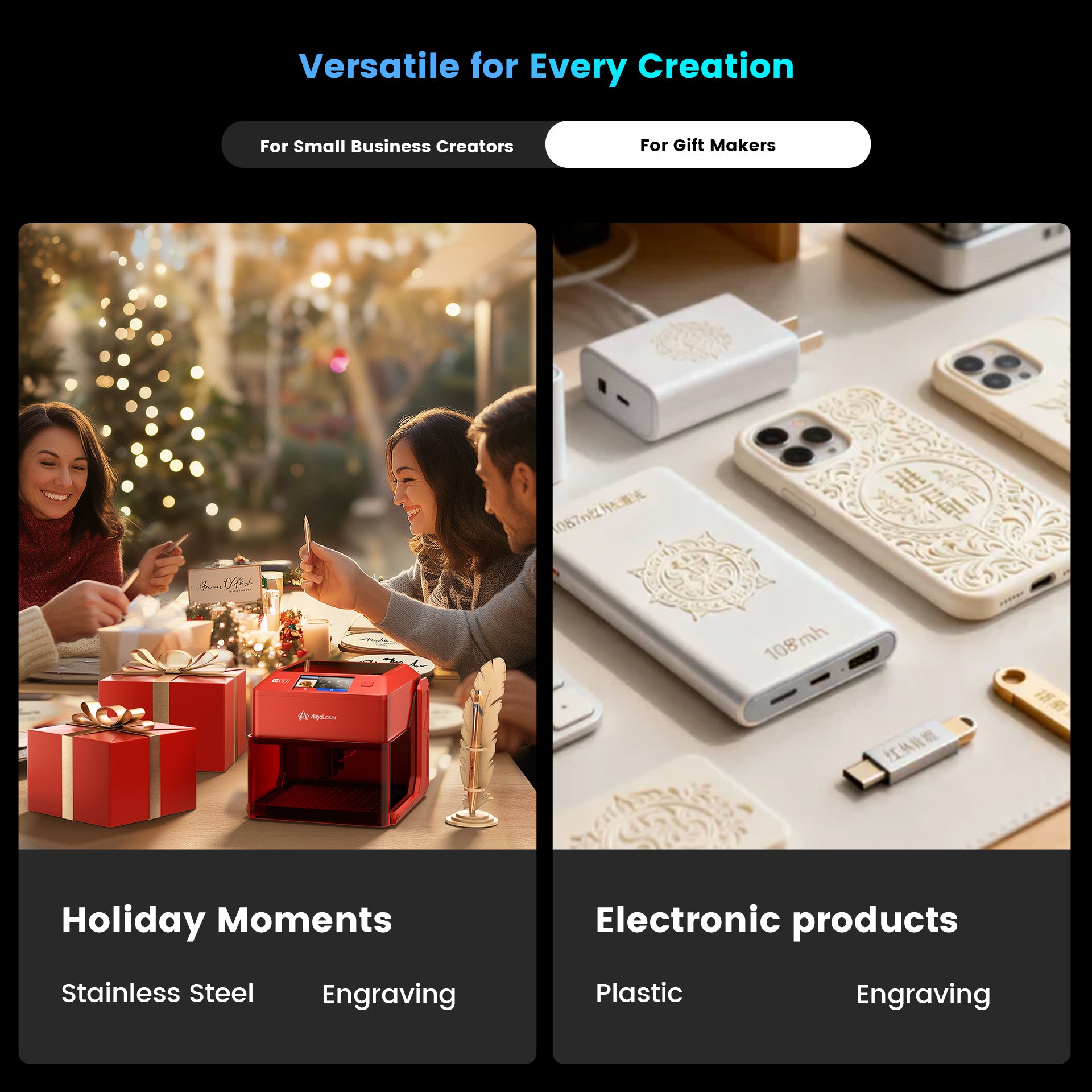 🎄Christmas Exclusive | AlgoLaser Pixi 1064nm Smart Laser Engraver