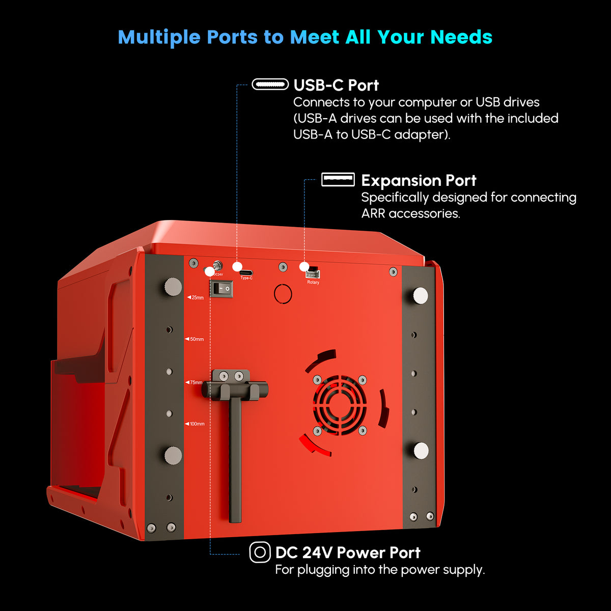 Pixi 1.5W 1064nm Infrared Smart Laser Engraver with Enclosure