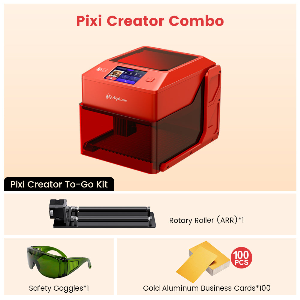 AlgoLaser Pixi Smart Laser Engraver with Enclosure