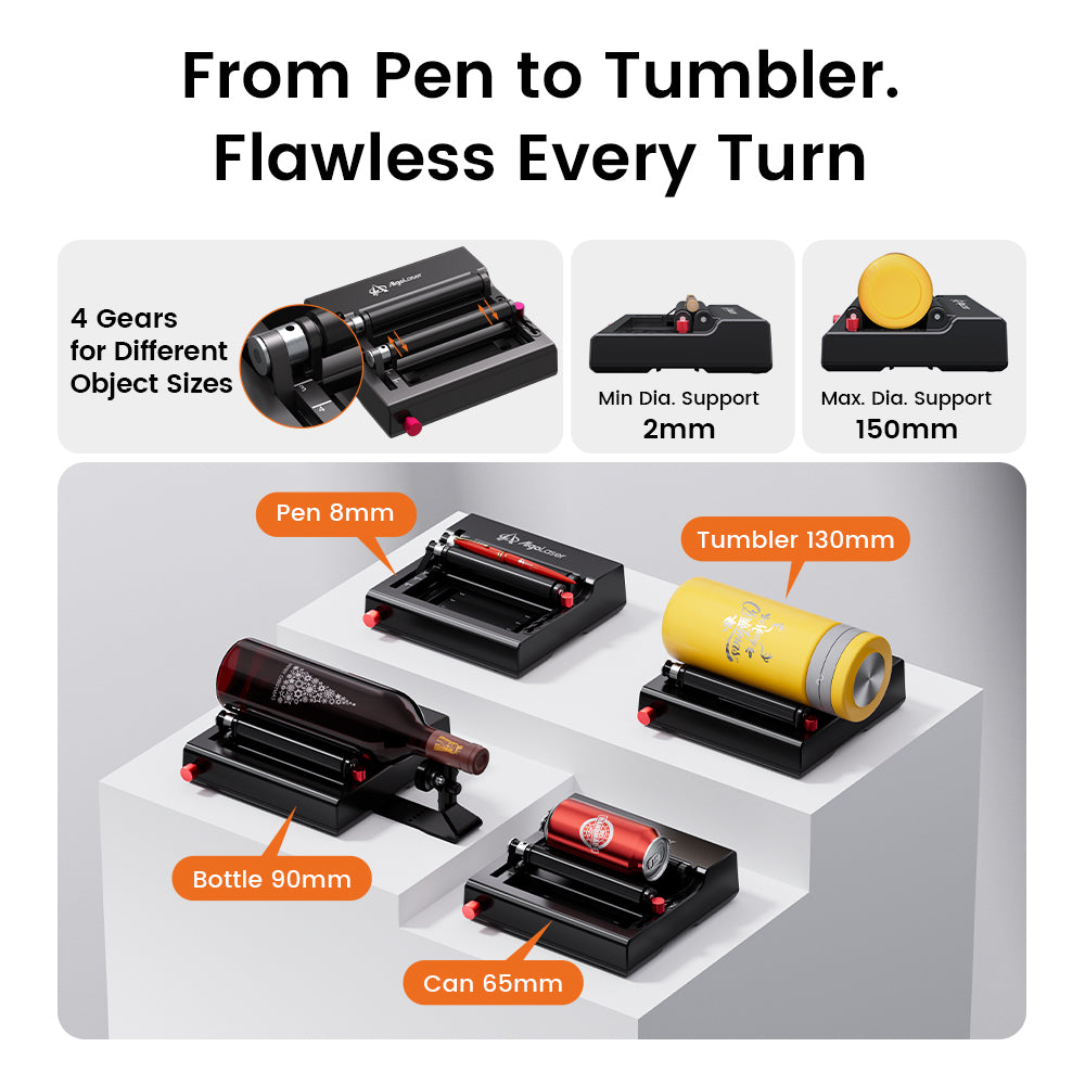 AlgoLaser Mini Rotary Roller(RR3)