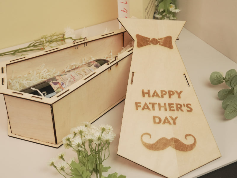 Laser Cut Wine Gift Box
