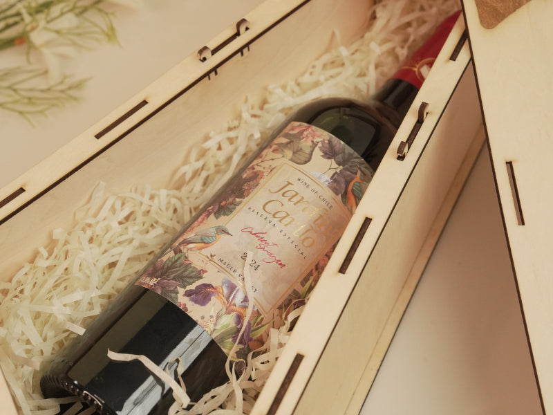 Laser Cut Wine Gift Box