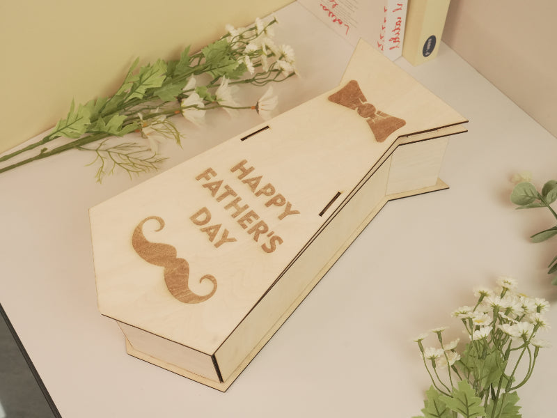 Laser Cut Wine Gift Box