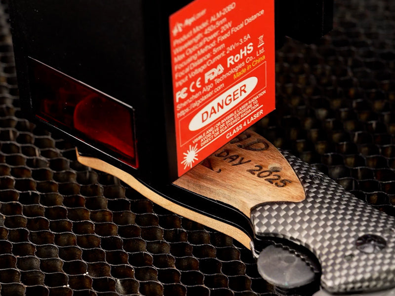 How to Laser Engrave a Father’s Day Metal Pocket Knife 06