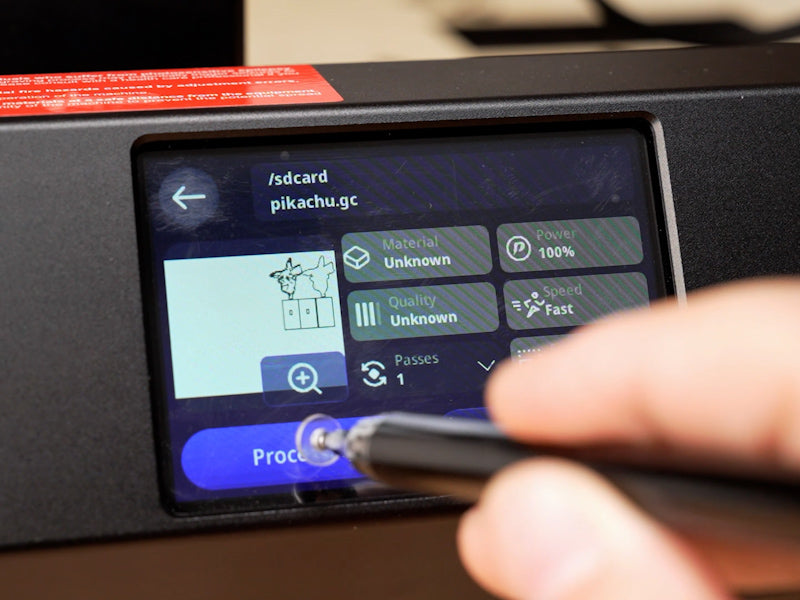 How to Laser Cut a Wooden Cartoon Pikachu Stand with a Laser Engraver 04