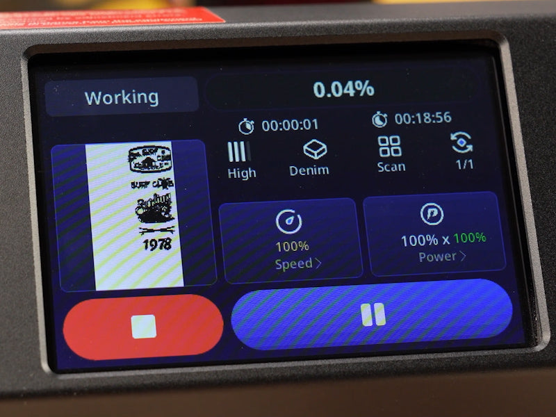 How to Laser Engrave a Wooden Surfboard Skateboard 05