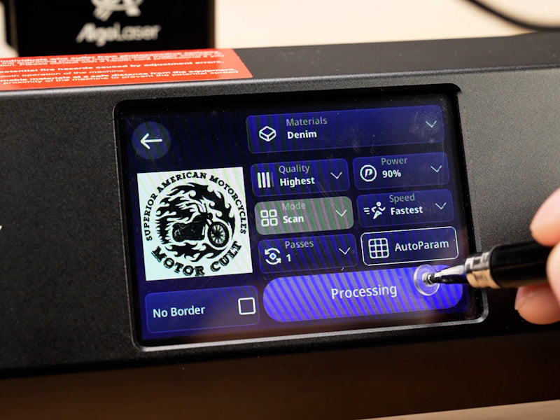 How to Laser Engrave a Denim Jacket 05