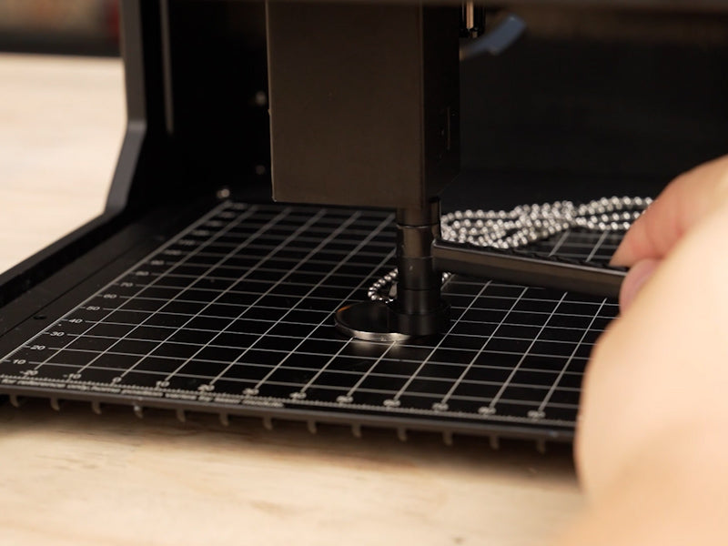 How to Laser Engrave a Metal Pet Necklace 004