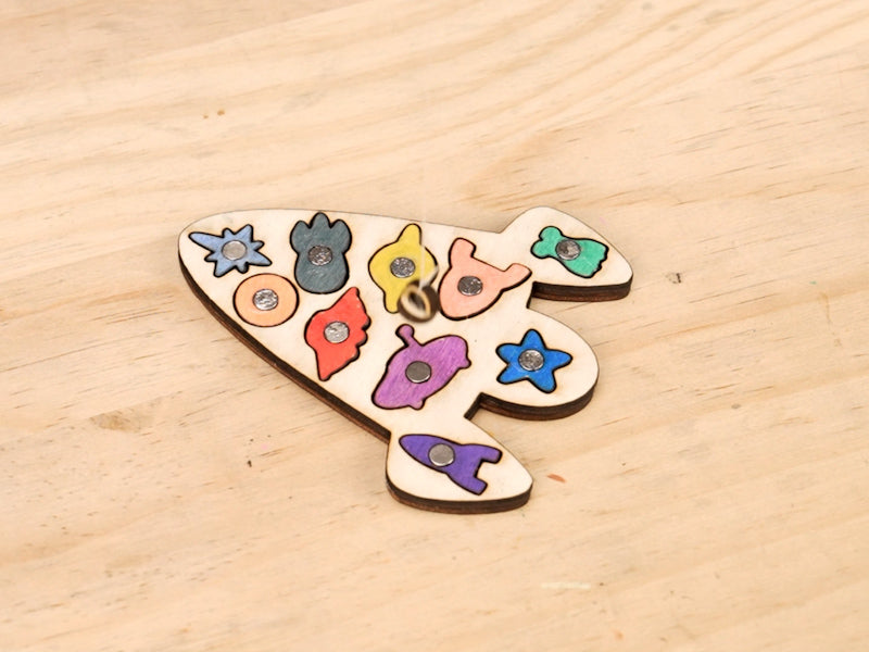 How to Laser Cut a Wooden Fishing Toy for Kids 05