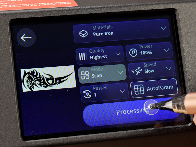 How to Laser Engrave a Father’s Day Metal Pocket Knife 04