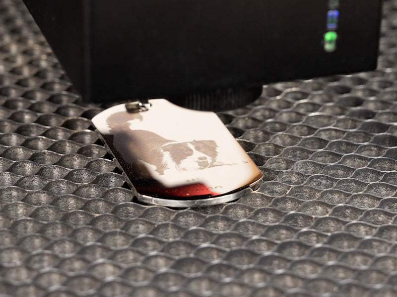 How to Laser Engrave Stainless Steel Metal Dog Tags in 5 Easy Steps 005