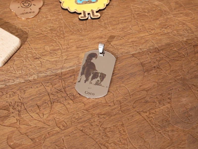 How to Laser Engrave Stainless Steel Metal Dog Tags in 5 Easy Steps 006