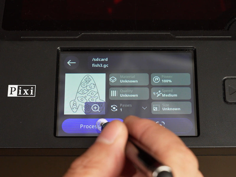 How to Laser Cut a Wooden Fishing Toy for Kids 03