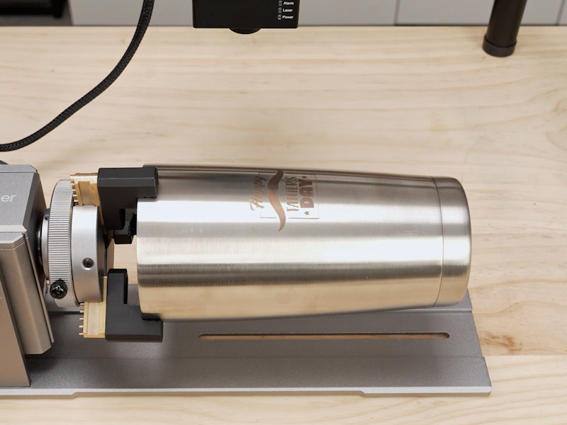 How to Laser Engrave a Stainless Steel Water Cup for Dad 006