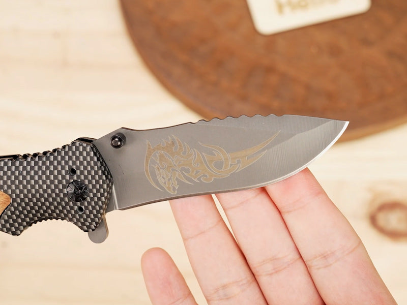 How to Laser Engrave a Father’s Day Metal Pocket Knife 08