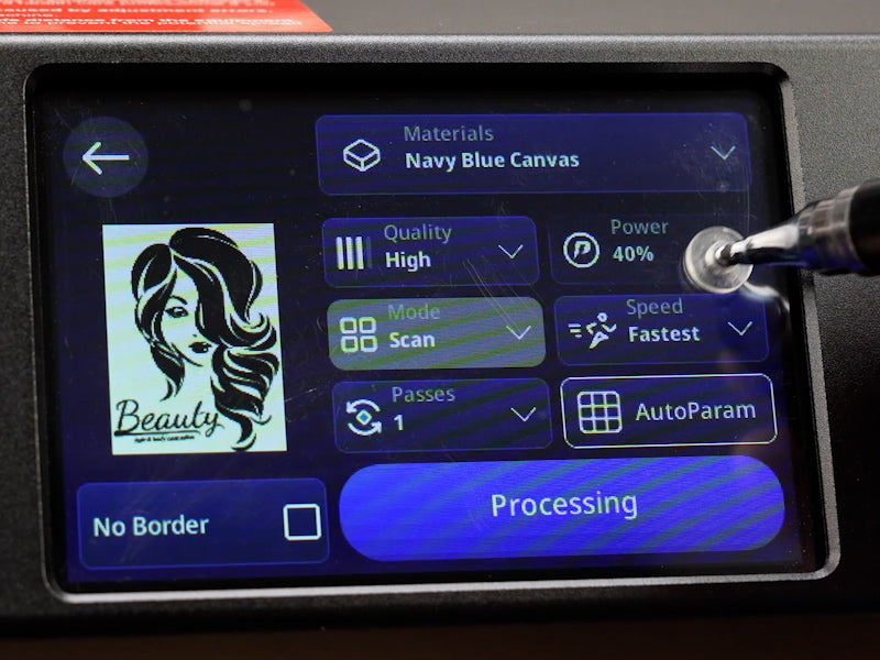 How to Laser Engrave Fabric Towels 04