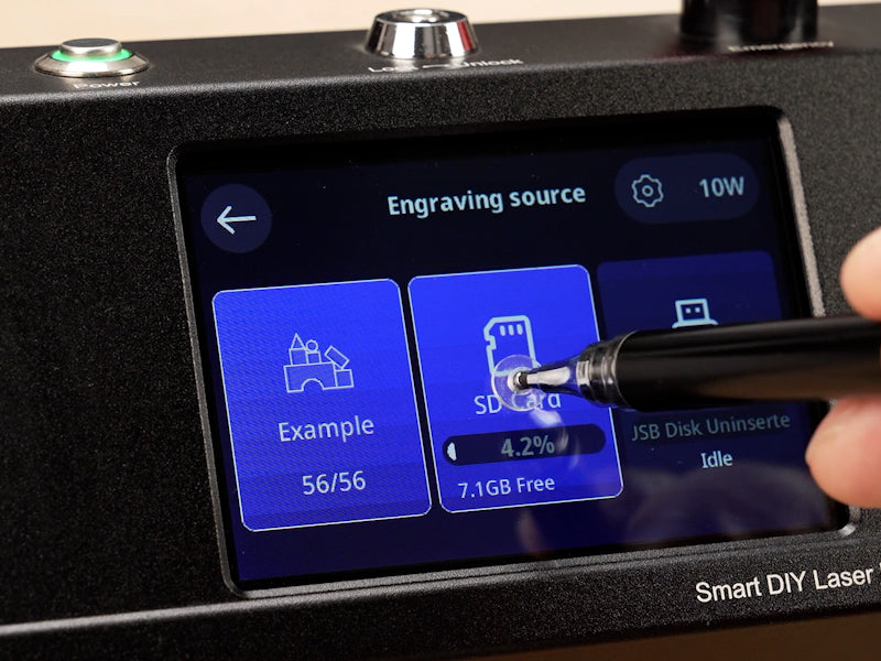 How to Laser Engrave 3D Plywood Sunset Painting Art 002