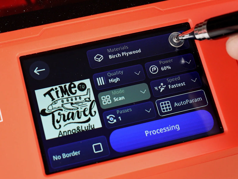 How to Laser Engrave a Leather Passport Holder 004