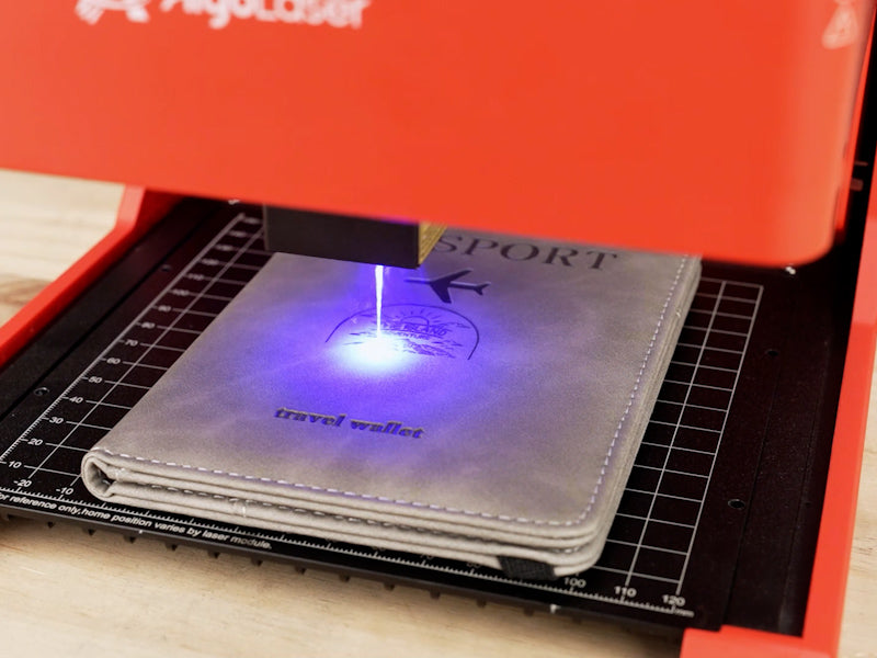 How to Laser Engrave a Leather Passport Holder 005