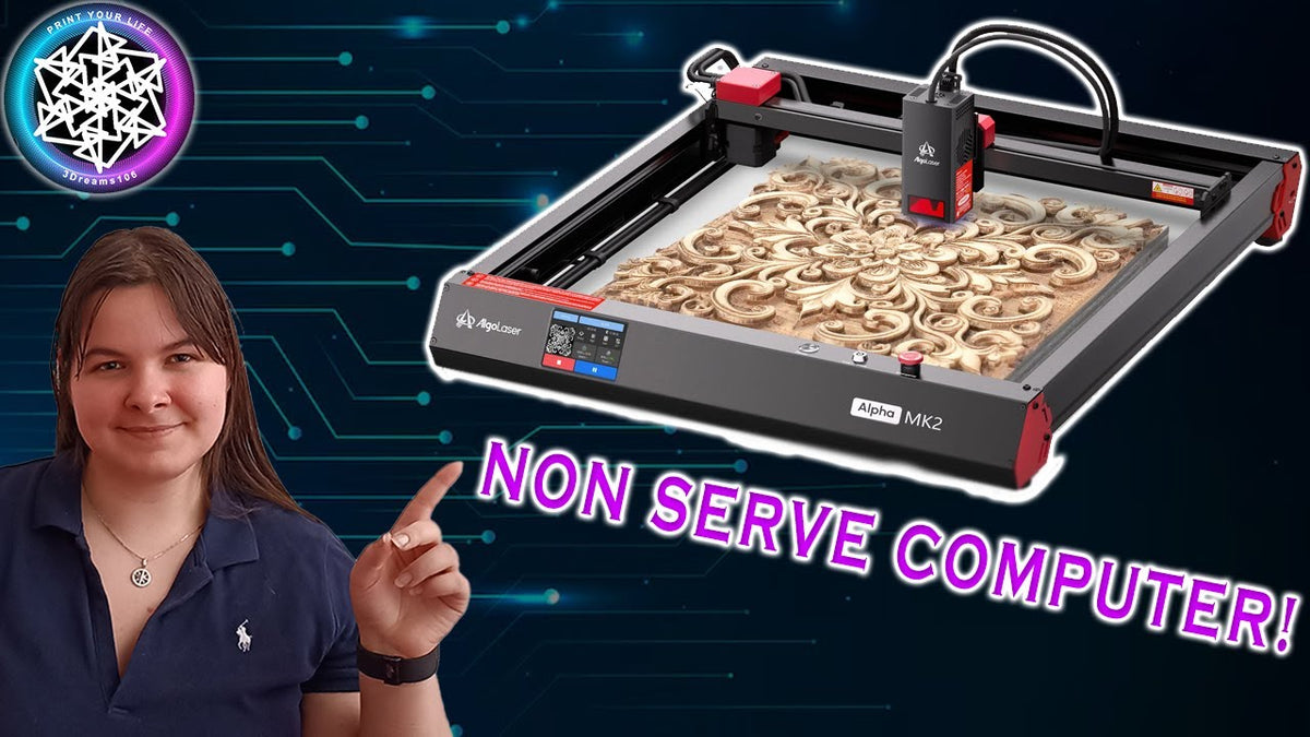 AlgoLaser Alpha MK2 20W: PROGETTI SENZA COMPUTER! 