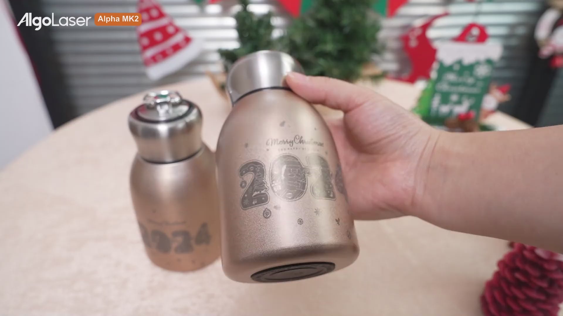Laser Engrave Christmas Tumbler