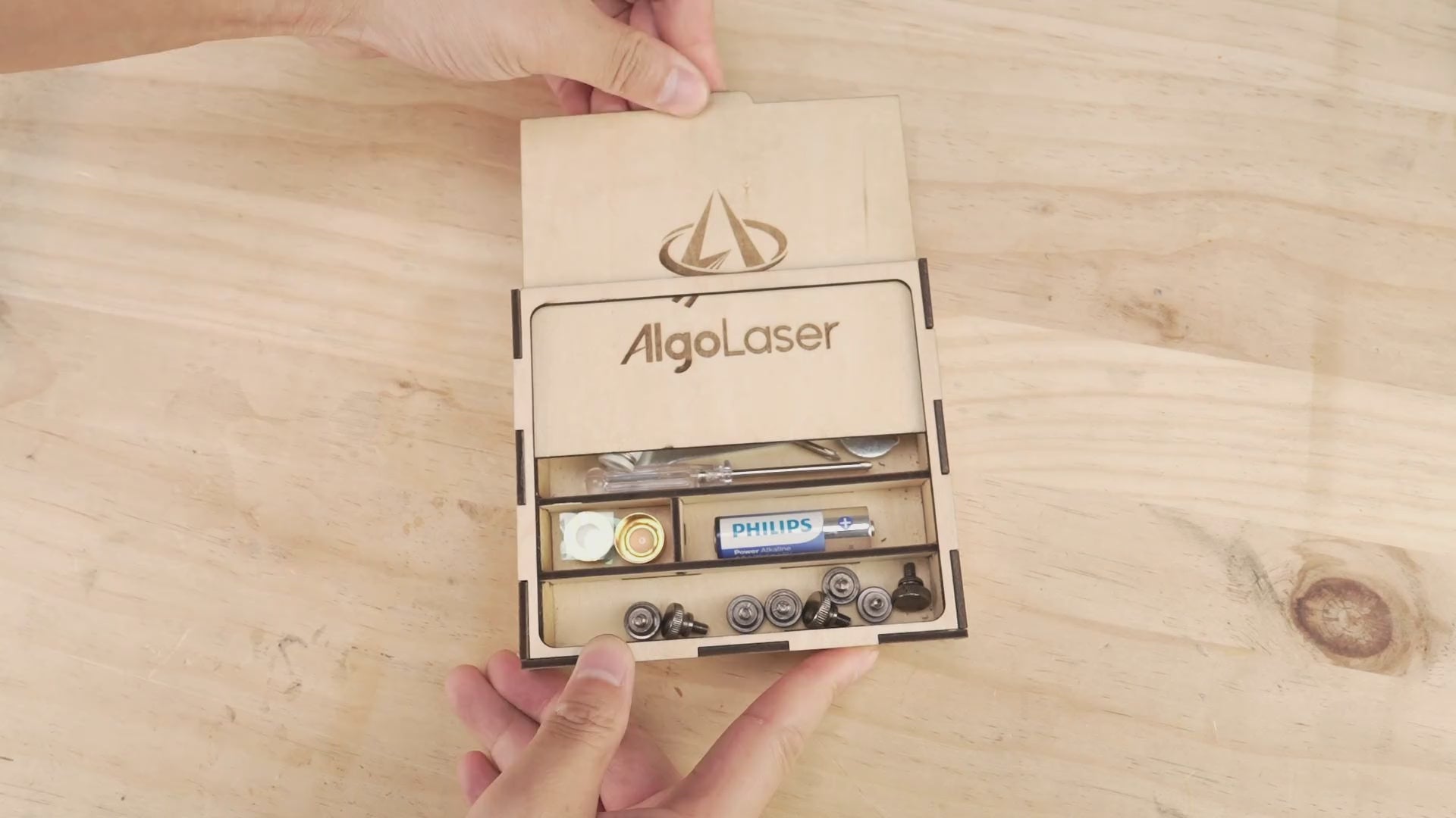 Laser Cut Wooden ToolBox