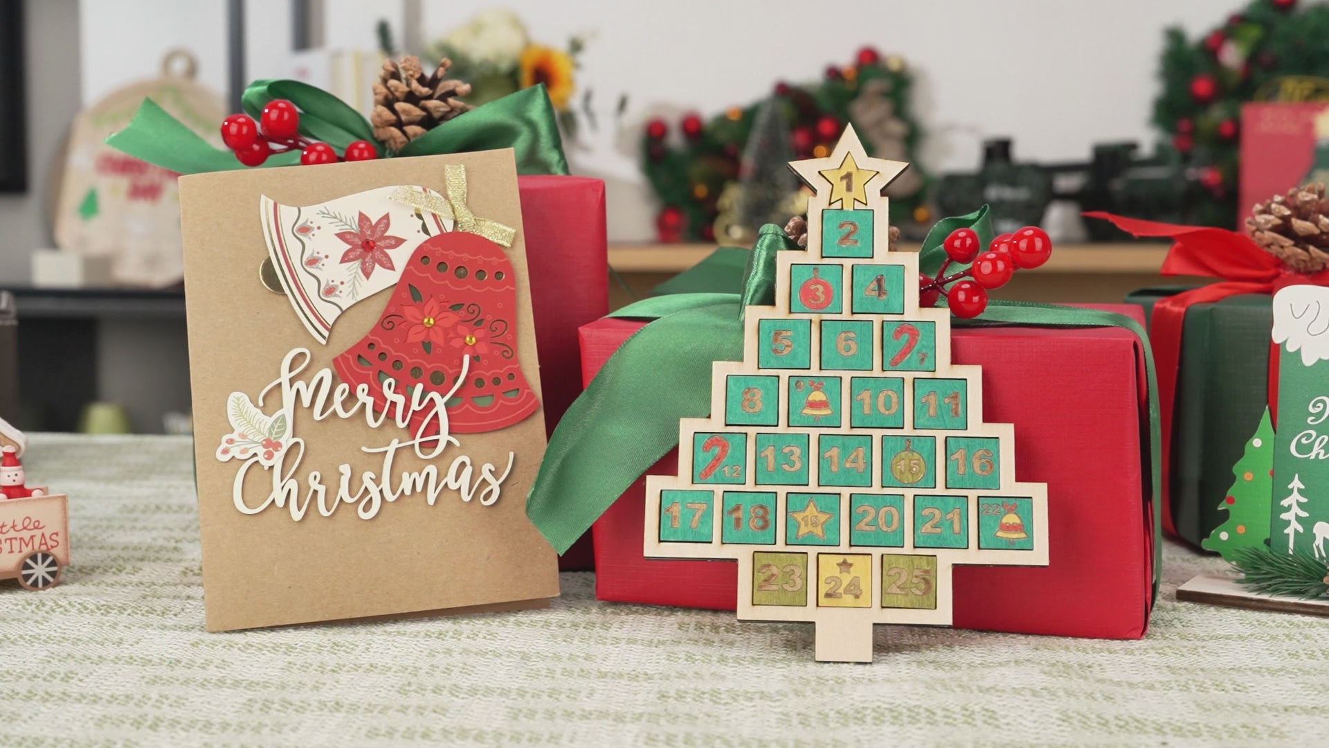 Laser Cut Puzzle Christmas Tree